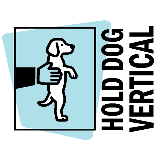 Hold Dog Vertical Logo